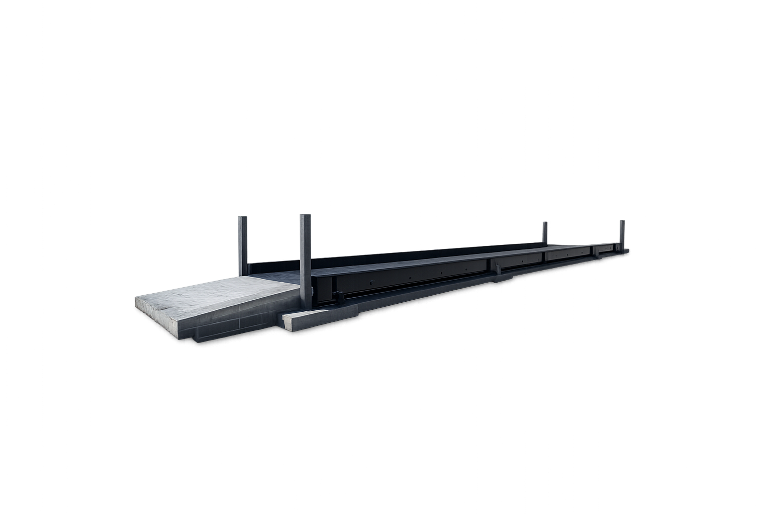 Báscula puente para camiones de uso industrial